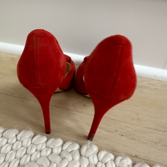 Nine West red bow heels women’s size 6 - Picture 4 of 6